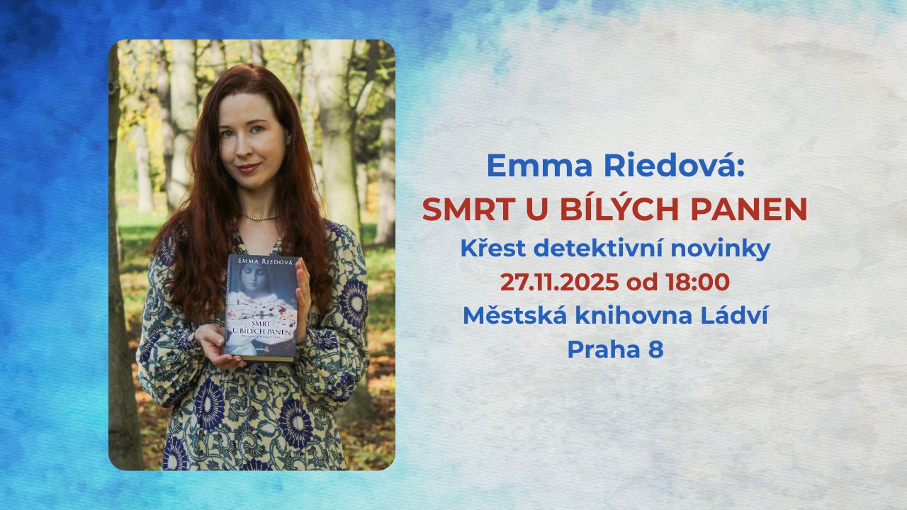 Smrt u bílých panen křest knihy