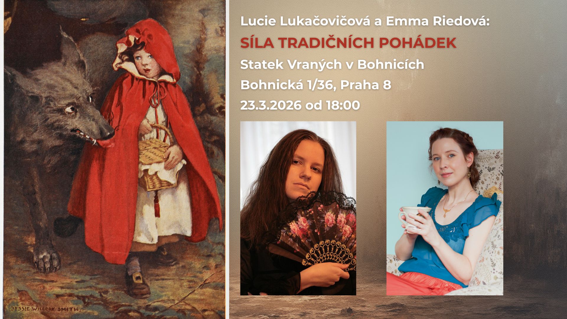 přednáška Emma Riedová Lucie Lukačovičová